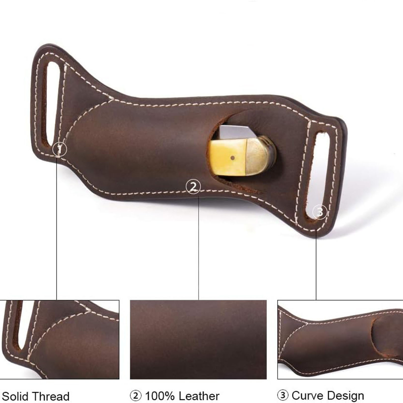 Protective Knife Durable for C - огляд і ціна Leather Edc. Carry Pouch