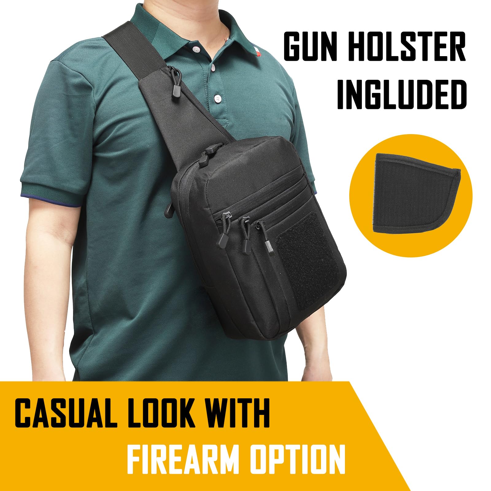 Concealed Carry Crossbody Bag  - огляд і ціна Edc Concealed Carry Bag