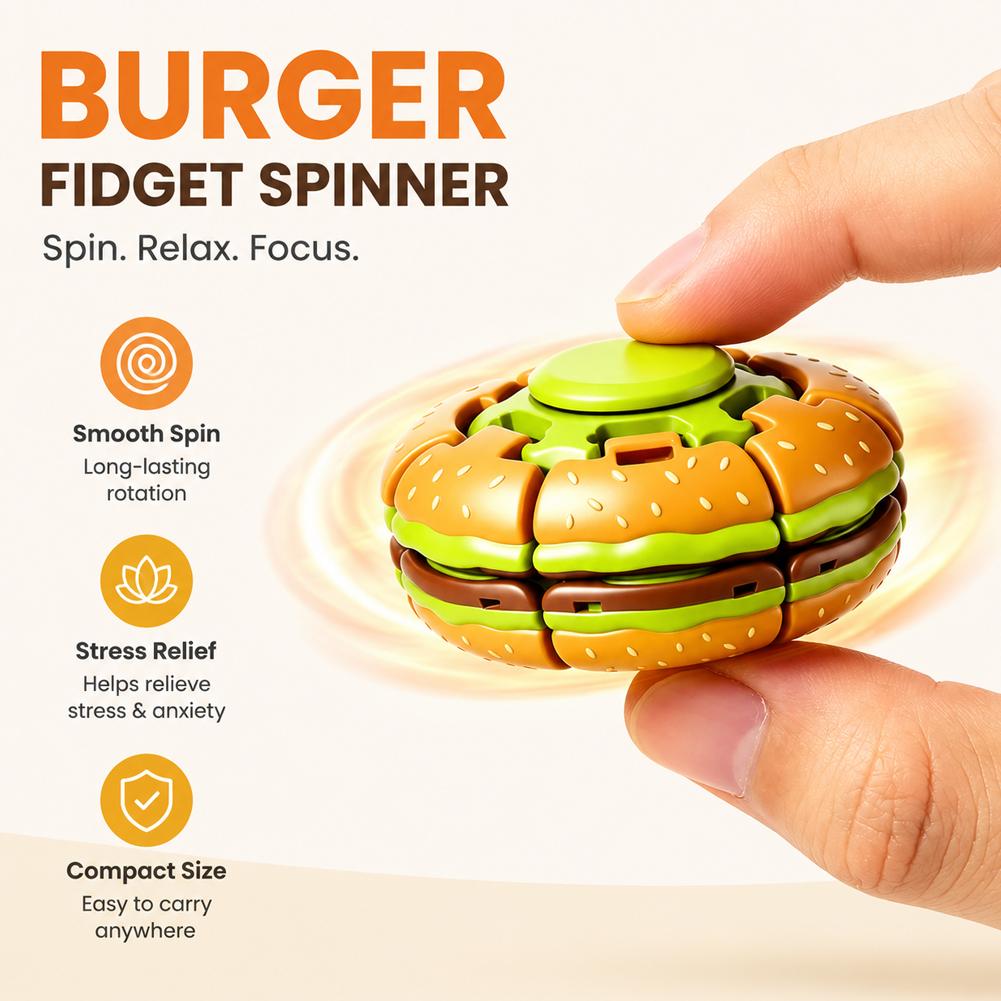 Humburger Fidget Spinner Toy R - огляд і ціна Fidget Spinner Bearing